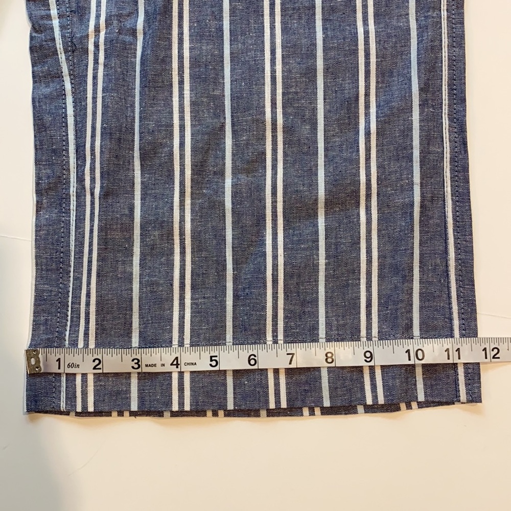 BeachLunchLounge Small Stripe Margot Pull On Crop Pants D21 - Picture 10 of 11